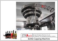 โรตารี่ Crimping Electric ROPP Capping Machine 6 หัวสำหรับขวดฝาอลูมิเนียม