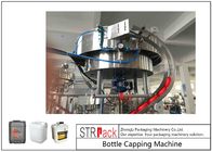 นิวเมติกพลาสติก Jerry Can Capping Machine พร้อมโครงสร้างเชิงเส้น 750 ชิ้น / ชั่วโมง