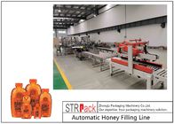 PLC Control Honey Jar Filling Line สายการบรรจุของเหลวอัตโนมัติ GMP Standard